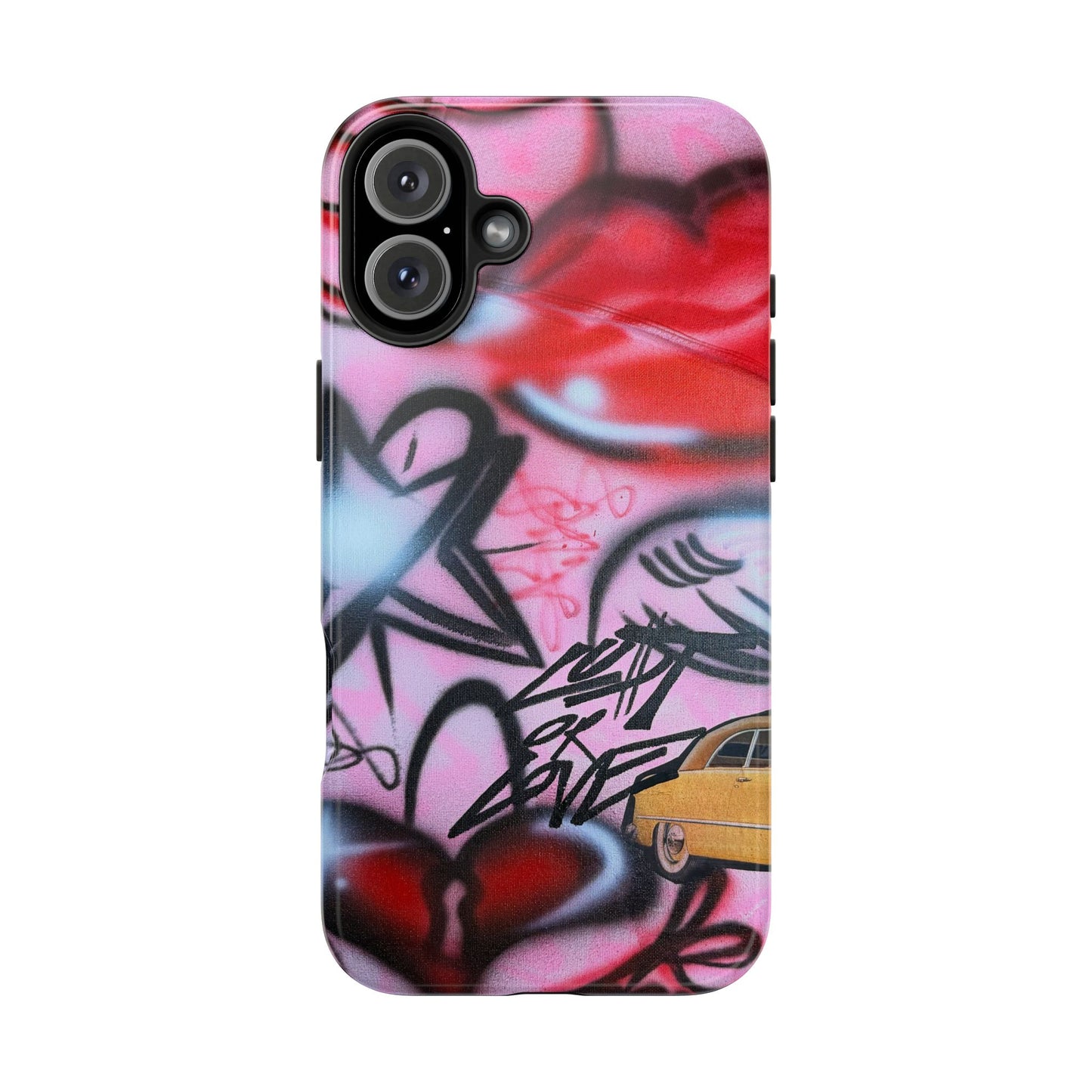 "lust or love" airbrush iPhone case