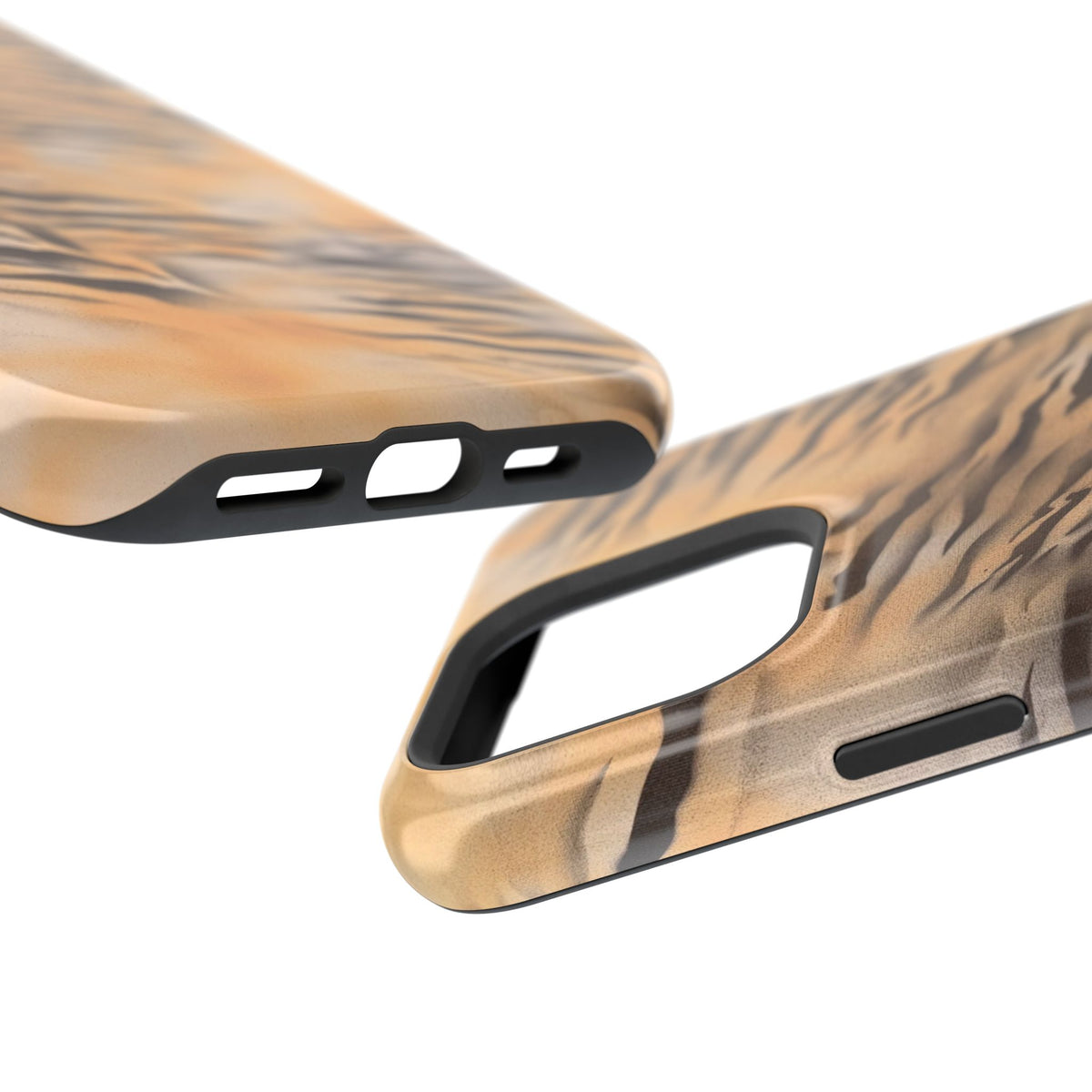 MagSafe "neutral tiger" airbrush iPhone case