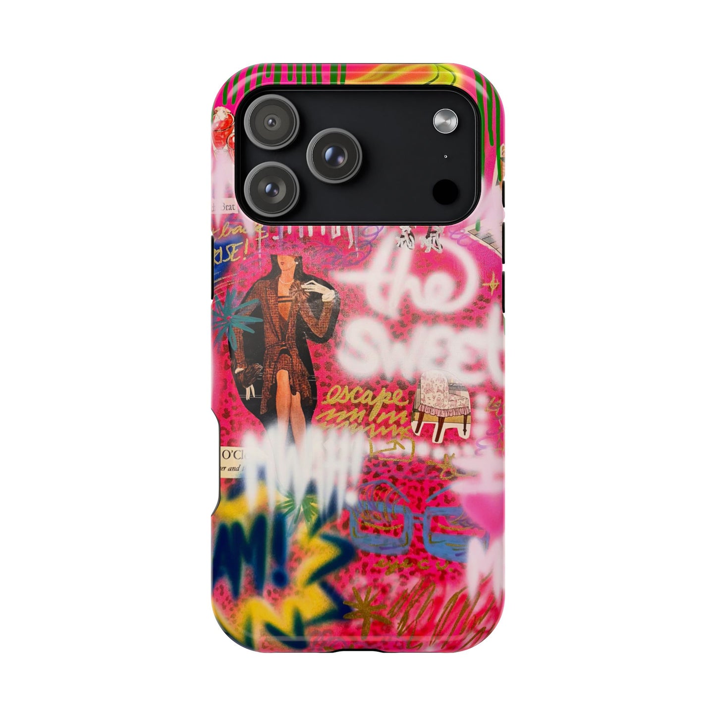 MagSafe "Sweet Escape" Airbrush iPhone Hülle