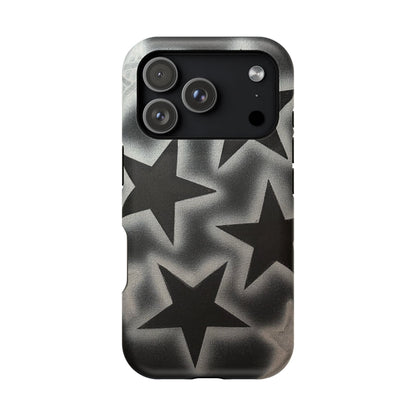MagSafe "chrome stars" airbrush iPhone case