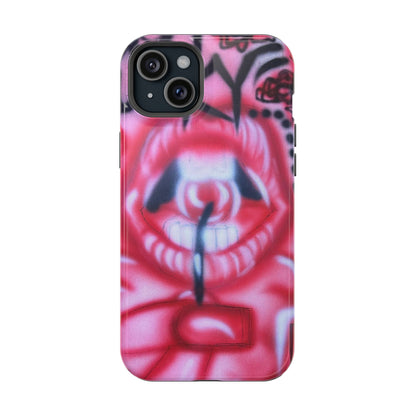 MagSafe "be happy, go lucky" Airbrush-iPhone-Hülle