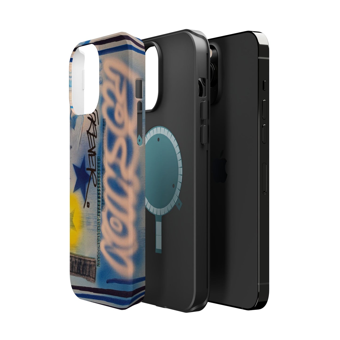 MagSafe "fashion forever" airbrush iPhone case