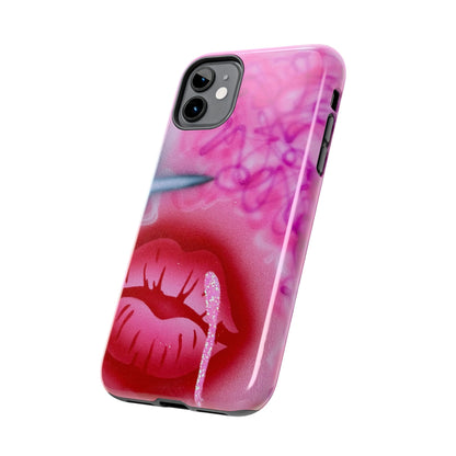 "glitter aura" airbrush iPhone case