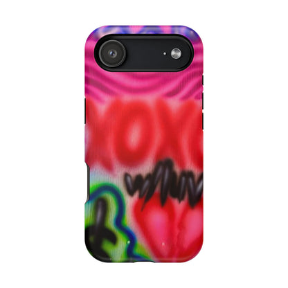 MagSafe Airbrush-iPhone-Hülle „with luv, xoxo“