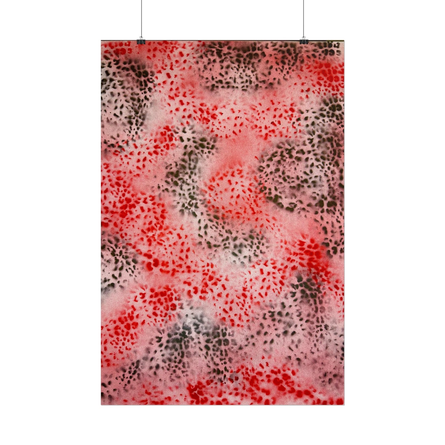 "red cheetah" airbrush rolled print