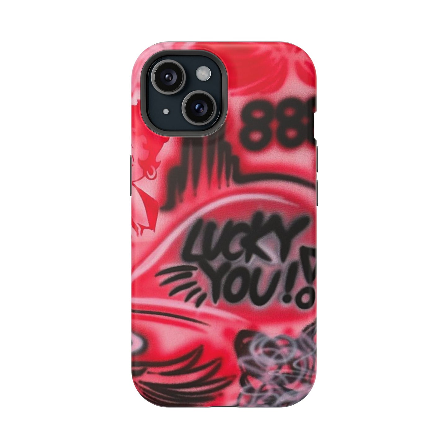 MagSafe „lucky you! pt. 2“ Airbrush iPhone Hülle