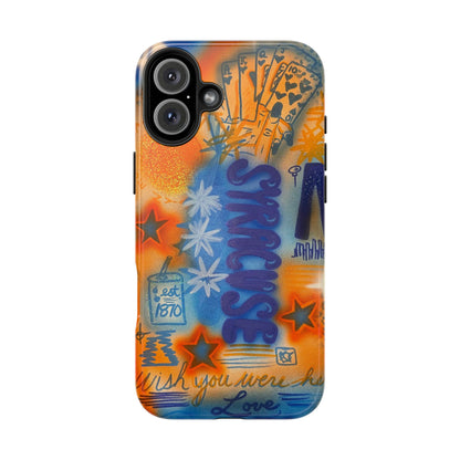 "syracuse" airbrush iPhone case