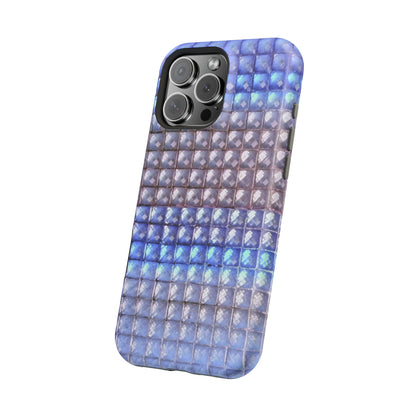 MagSafe "blue studs" airbrush iPhone case