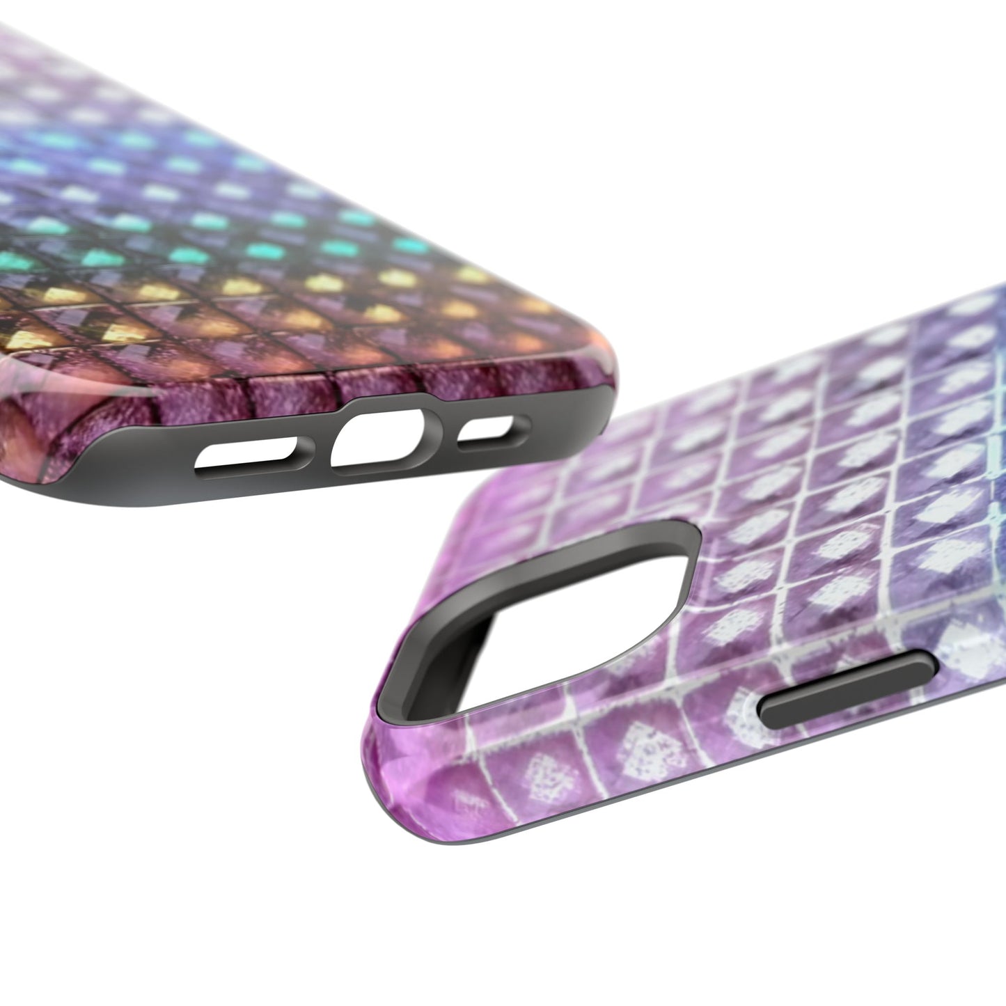 MagSafe "multicolor studs" airbrush iPhone case