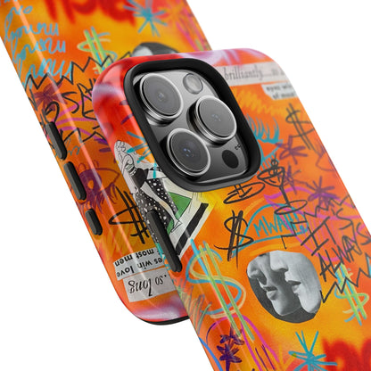"young, rich, hot!" airbrush iPhone case