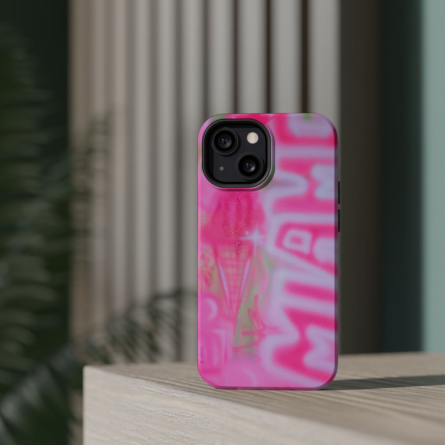 MagSafe "sunset sorbet" airbrush iPhone case