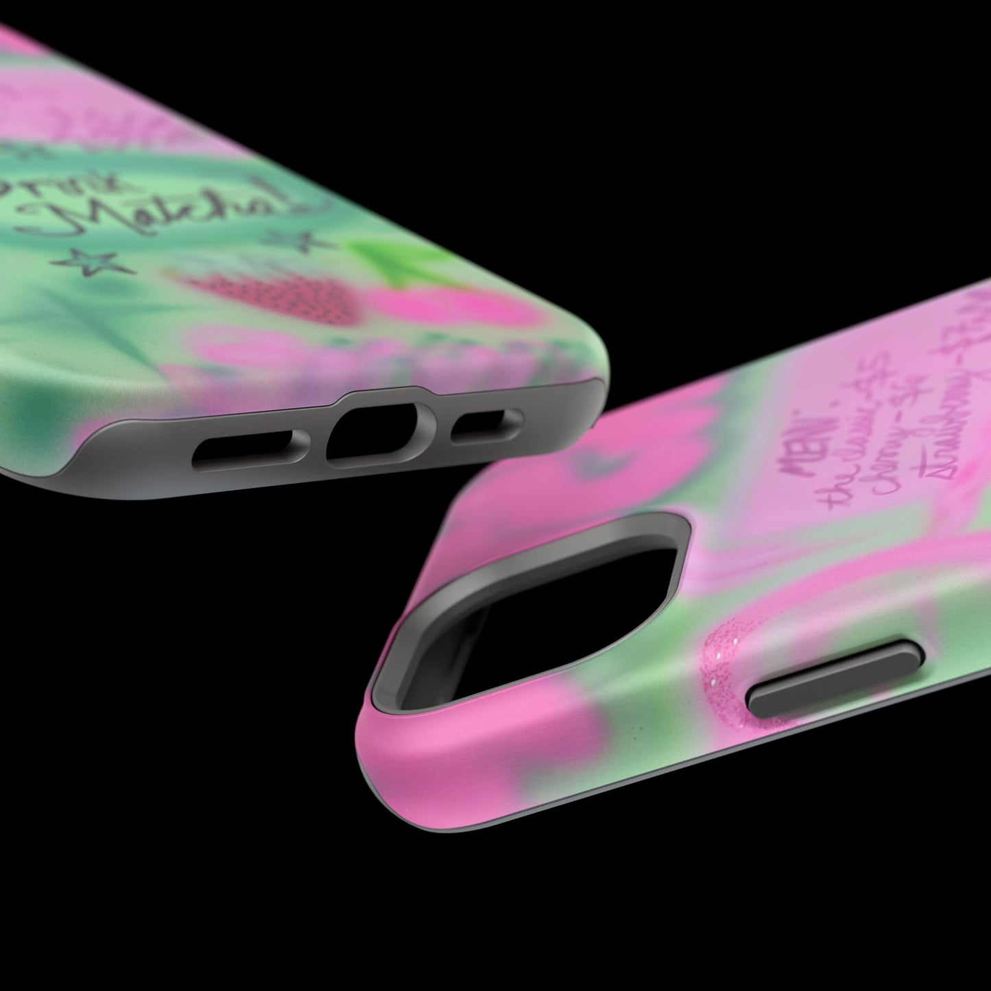 MagSafe "matcha!" airbrush iPhone case