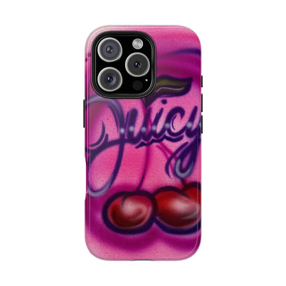 "juicy" airbrush iPhone case