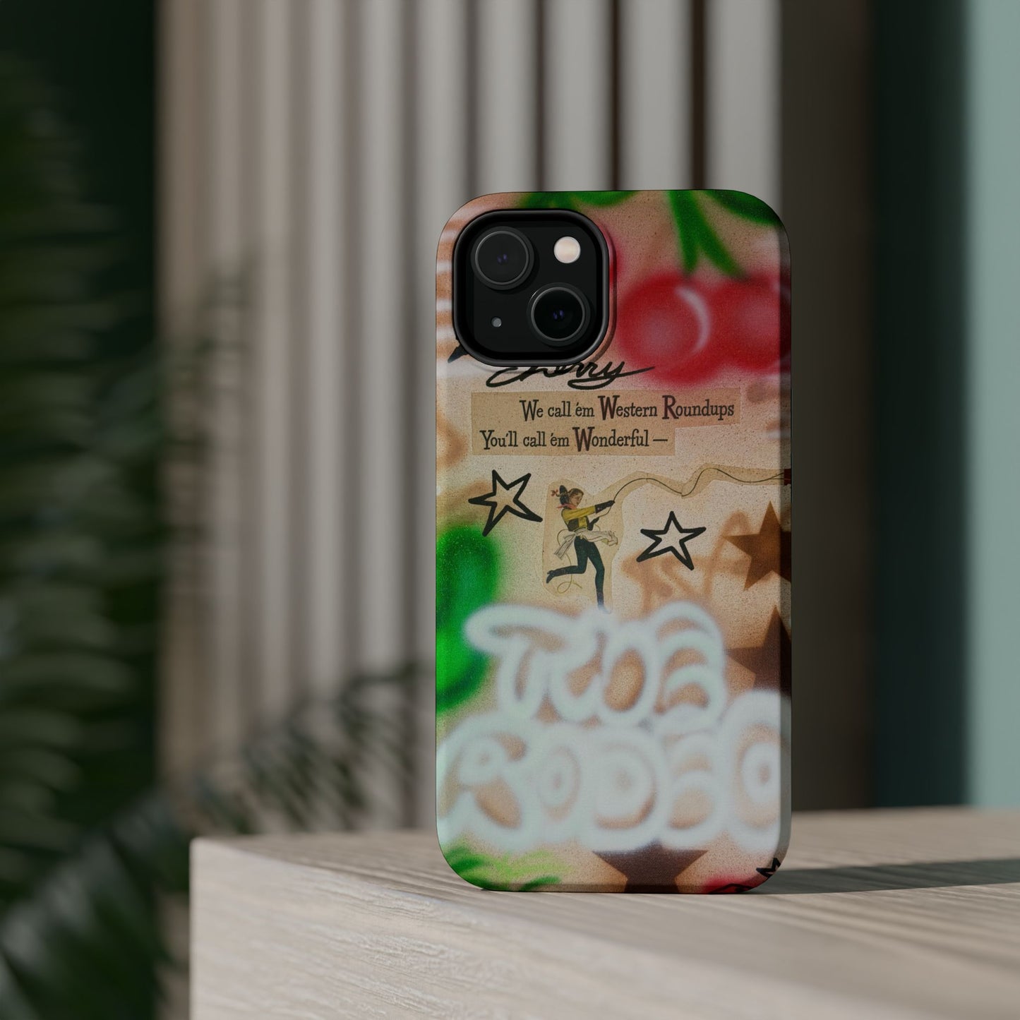 MagSafe "the rodeo" airbrush iPhone case
