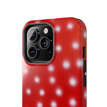 "cherry crush polka dot" airbrush iPhone case