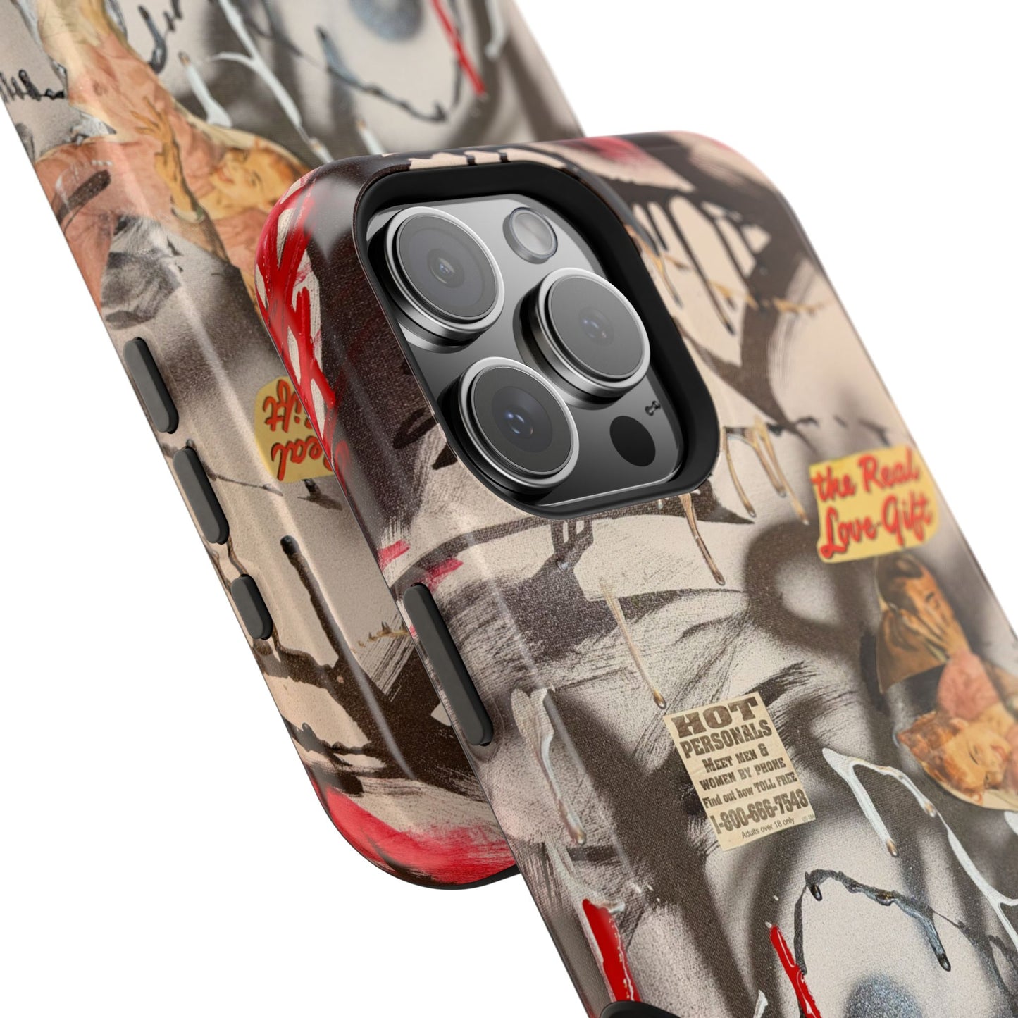 MagSafe "real love" airbrush iPhone case