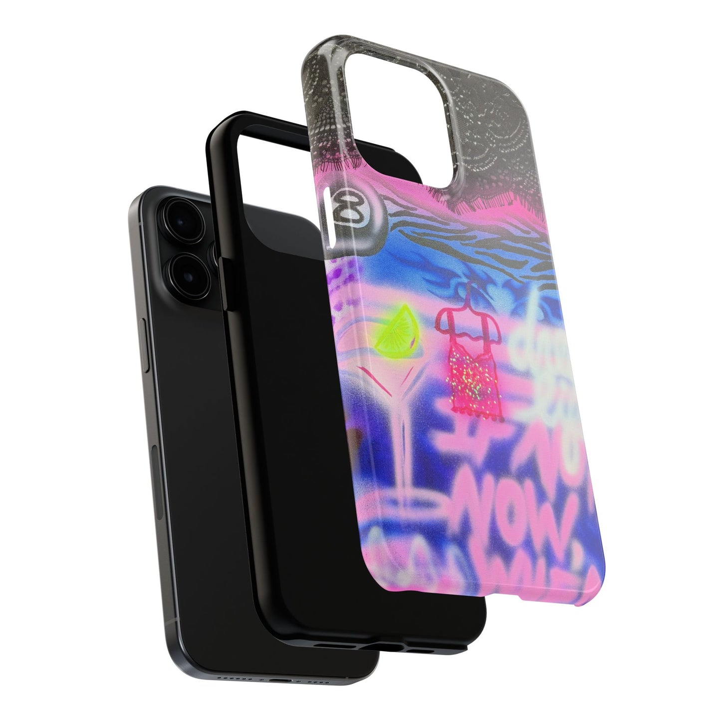 "dream life pt. 2" airbrush iPhone case