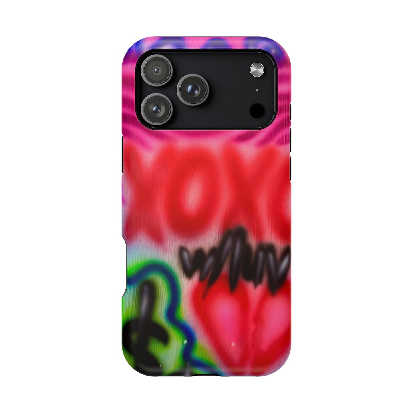MagSafe Airbrush-iPhone-Hülle „with luv, xoxo“