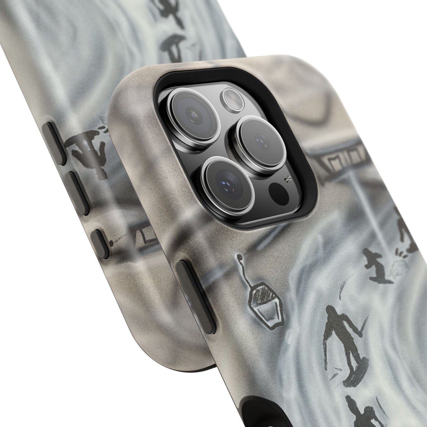 MagSafe "arctic avalanche" airbrush iPhone case