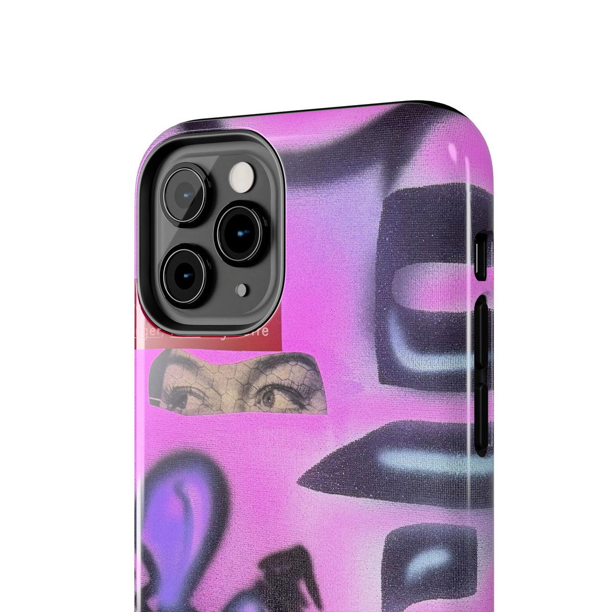"Lila Prinzessin" Airbrush iPhone Hülle