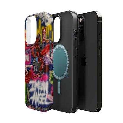 MagSafe "im an angel" airbrush iPhone case