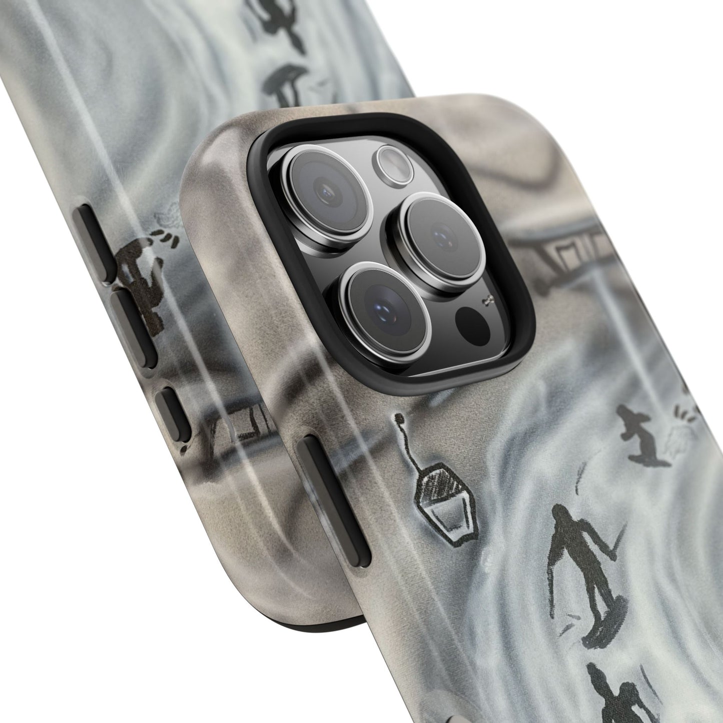 "arctic avalanche" airbrush iPhone case