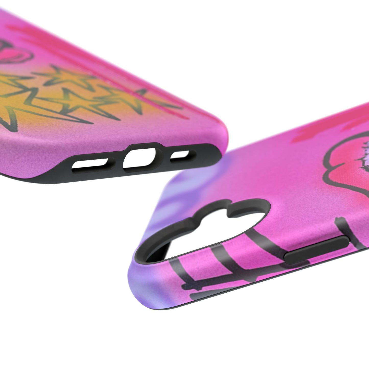 MagSafe "star drip" airbrush iPhone case