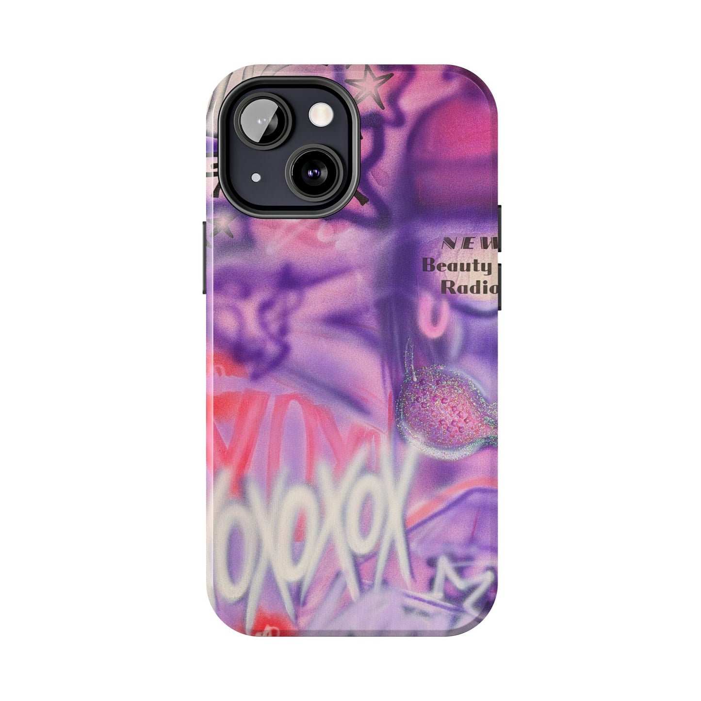 "mic check" airbrush iPhone case