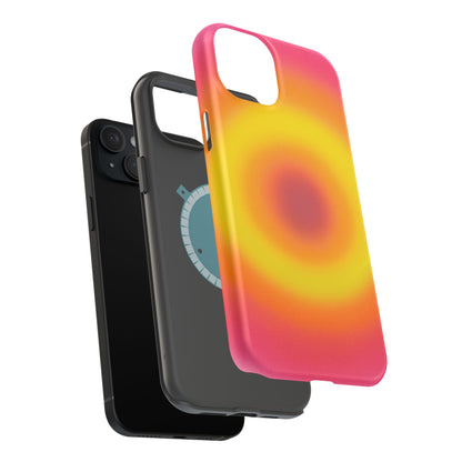 MagSafe "Pink Lemonade Aura" Airbrush iPhone Case