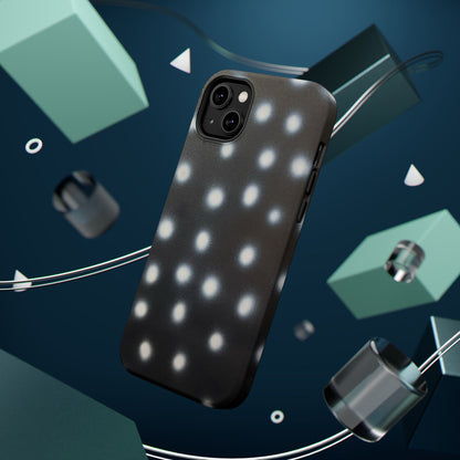 MagSafe "coconut noir polka dot" airbrush iPhone case
