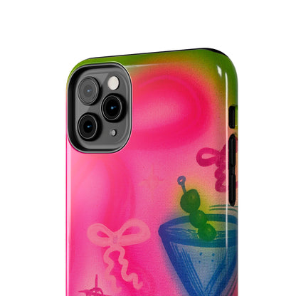 "bow martini" airbrush iPhone case