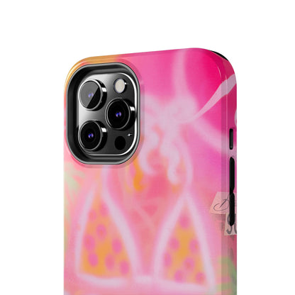 "yellow polka dot bikini" airbrush iPhone case