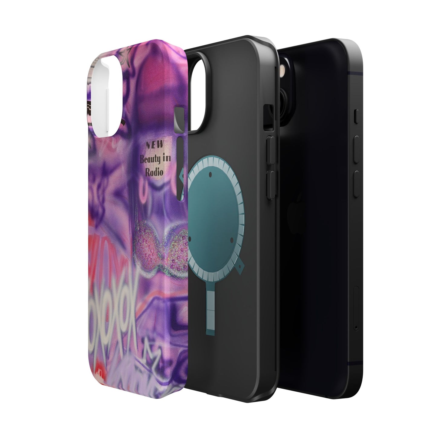 MagSafe "mic check" airbrush iPhone case