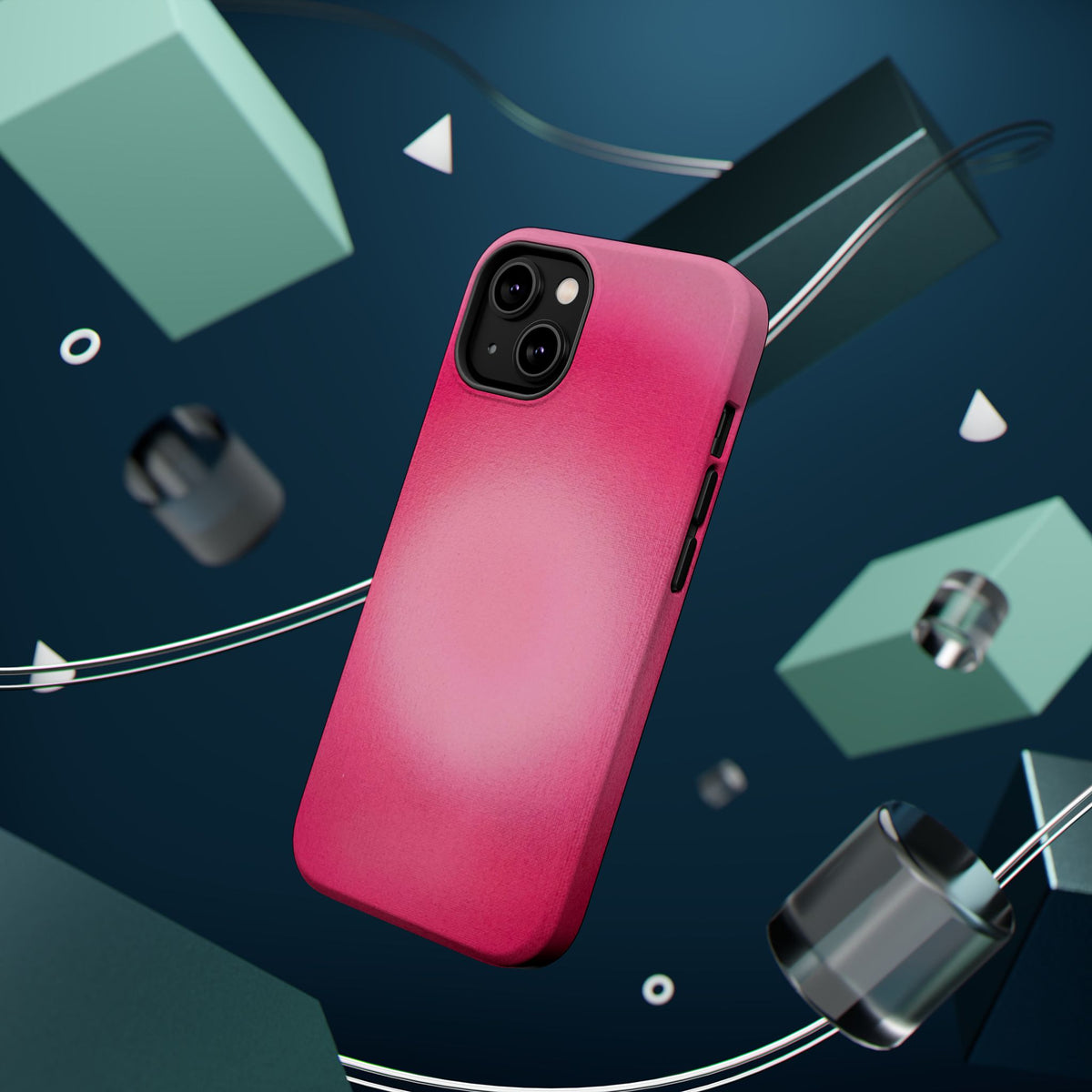 MagSafe "pinkberry" airbrush iPhone case