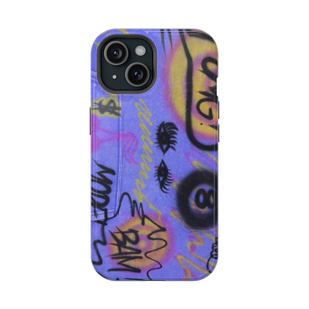 MagSafe "eye$ on lies" Airbrush iPhone Hülle