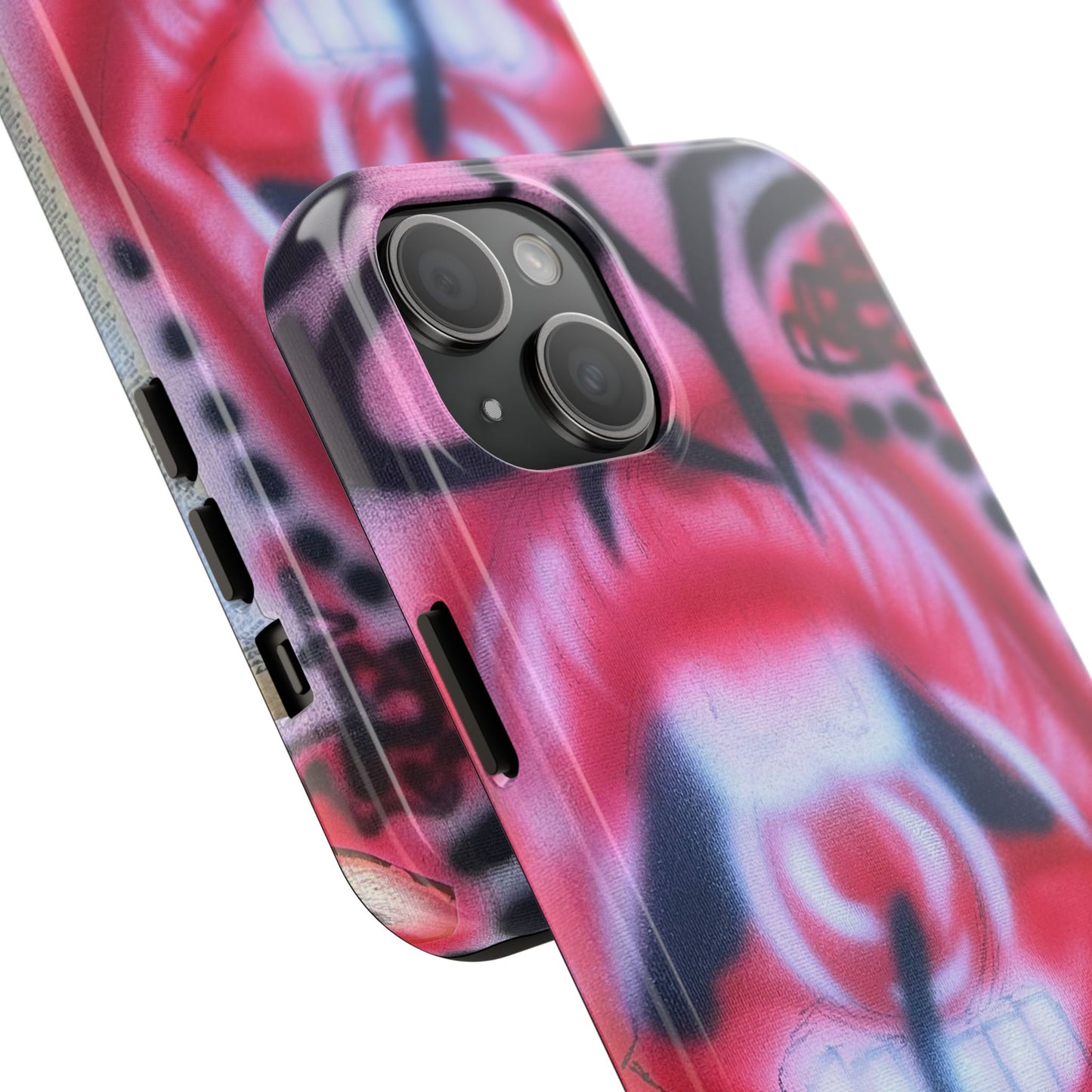"be happy go lucky" airbrush iPhone case