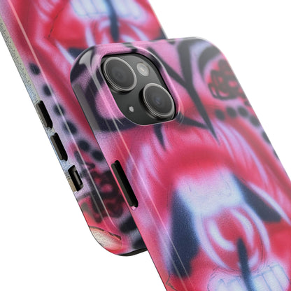 "be happy go lucky" airbrush iPhone case