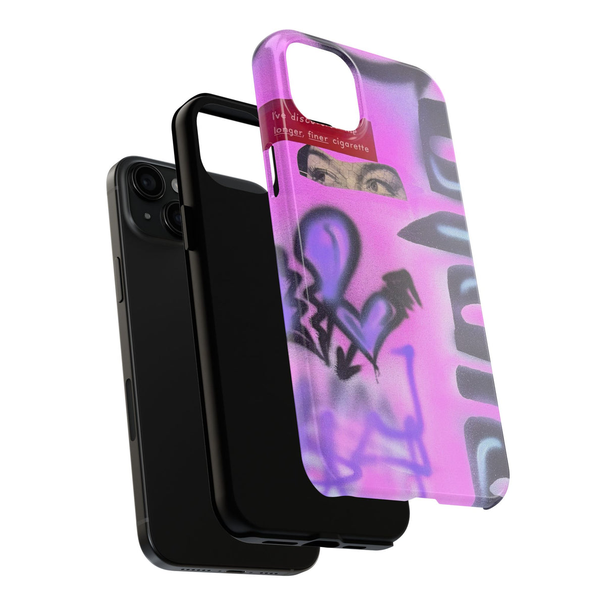 "Lila Prinzessin" Airbrush iPhone Hülle