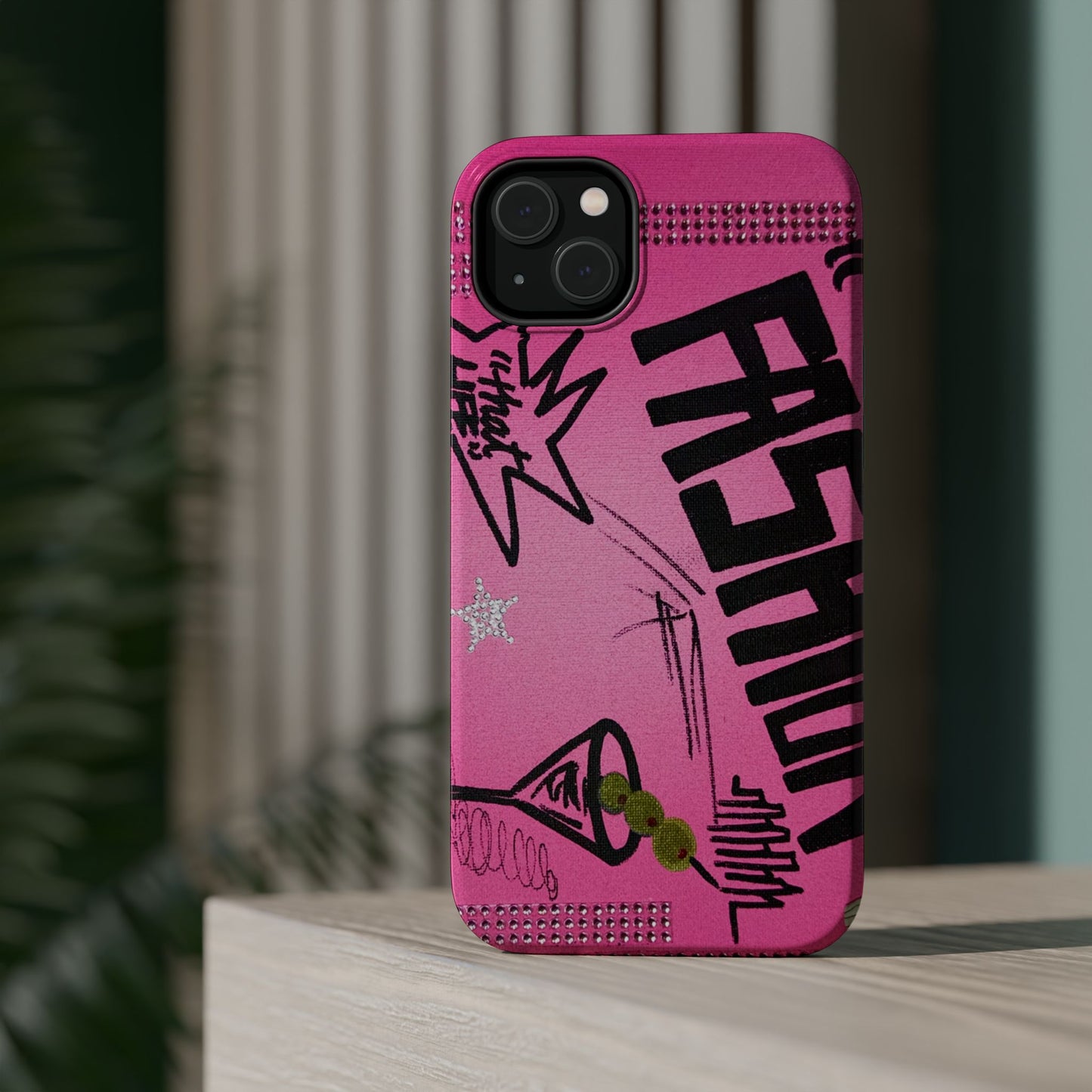MagSafe "high fashion pt. 2" airbrush iPhone case