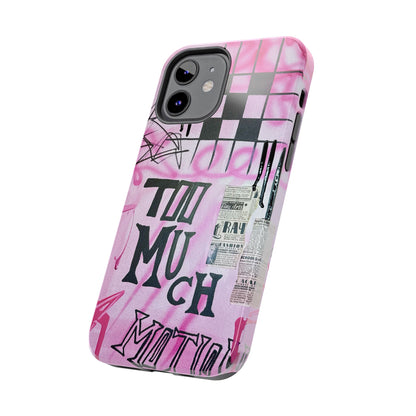 "too much motion" airbrush iPhone case