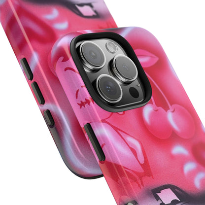 "on her way" airbrush iPhone case