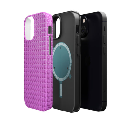 MagSafe "pink studs" airbrush iPhone case