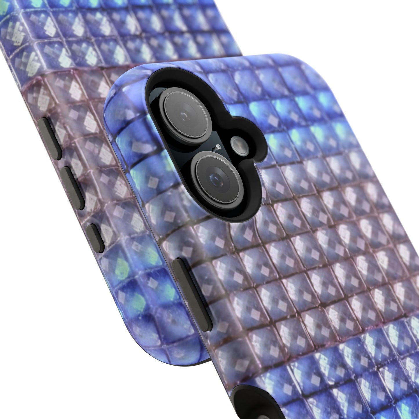 MagSafe "blue studs" airbrush iPhone case