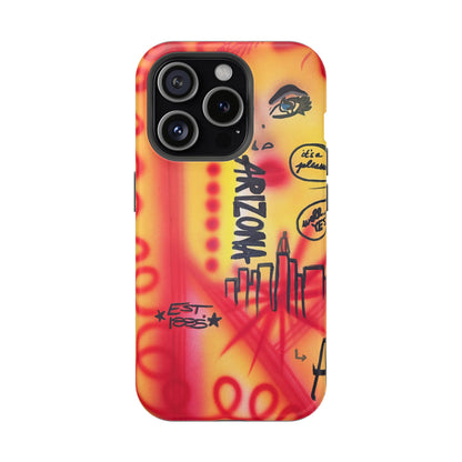 MagSafe "tempe, az" airbrush iPhone case