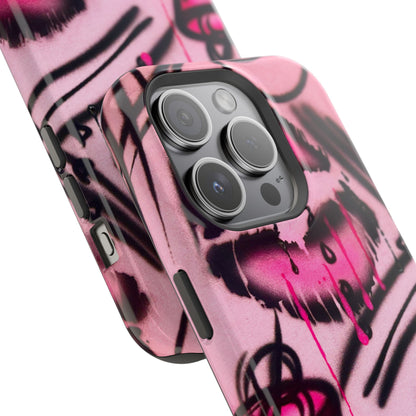 MagSafe "glossy pout" airbrush iPhone case