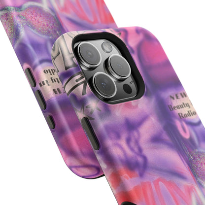 MagSafe "mic check" airbrush iPhone case
