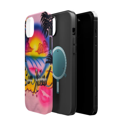 MagSafe "sunkissed" airbrush iPhone case