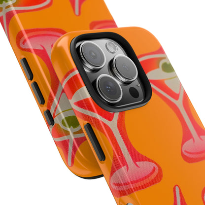 "shaken, not stirred” airbrush iPhone case