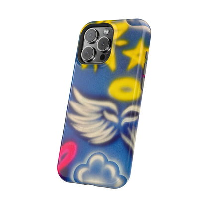 MagSafe "celestial halo" airbrush iPhone case