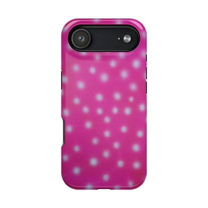 MagSafe "bubblegum polka dot" airbrush iPhone case